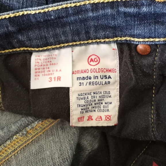 AG Adriano Goldschmied The Angel Boot Cut Women's Jeans Size 31R - Picture 11 of 16